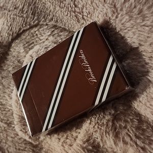 Brooks Brothers silk repp stripe PLAYING CARDS - still sealed - RARE.